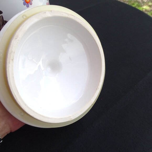 Vintage Cat Cookie Jar 9"Tx6.25"W with Paw Prints - Picture 11 of 14